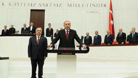 Turkeys Erdogan sworn in with new presidential powers