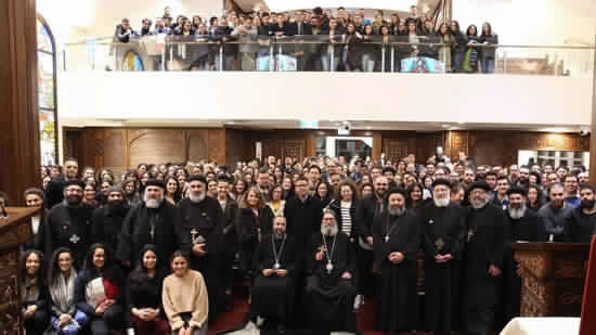 Coptic Youth of Melbourne celebrate Bishop Angelos  birthday