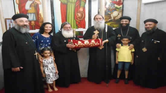 Bishop of Hungary visits Naqada