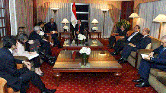 Egypts El-Sisi discusses cooperation with Boeing chief in New York