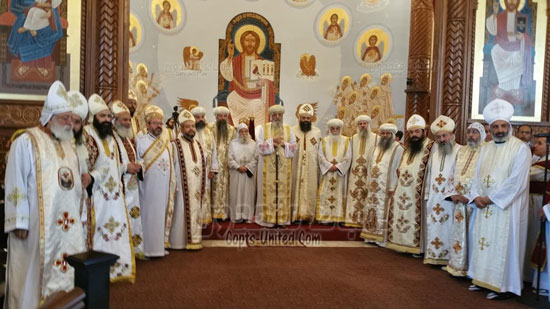 The inauguration of the first church named after St. Habib Girgis