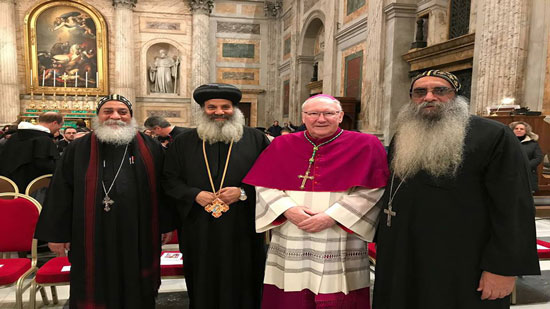 Bishop Barnabas participates in the prayer for the unity of the churches in Rome