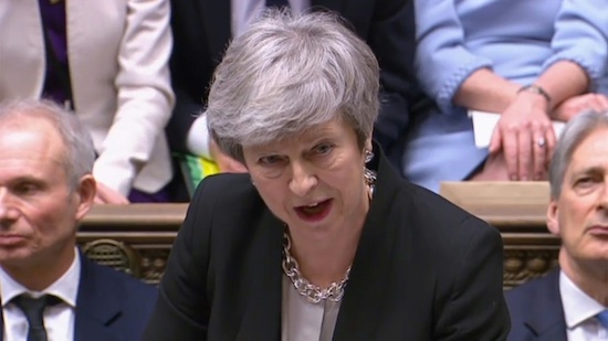 Three MPs abandon May over Brexit as UK political sands shift