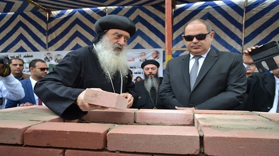 Bishop of Tanta and Governor of Gharbia lay foundation stone of a new church