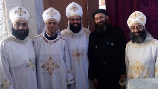 Bishop Besenti ordains a new priest in Abu Seifin Church