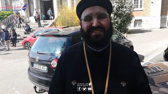 Father  Angelos Wiesa: Copts of France are happy for buying the largest site of the Coptic Church in Paris