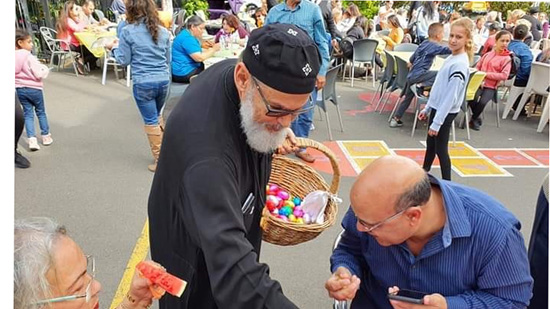 The Cathedral of the Virgin and St. Mina in Australia celebrates Sham Ennisim