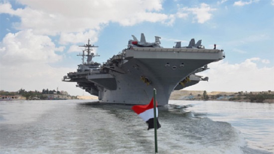 US aircraft carrier Lincoln passes through Egypts Suez Canal amid Iran tensions