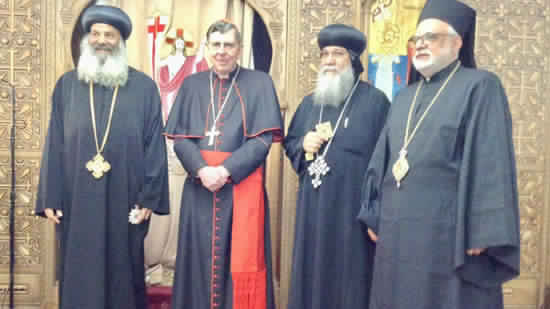 Bishops of Rome and Minya meet with leaders of the Vatican