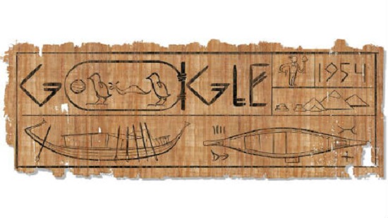 Google doodle celebrates discovery of Khufus solar boat