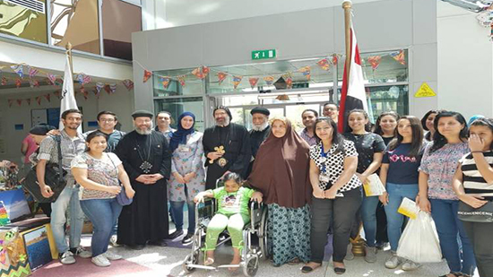 Bishop of Northern Shubra Church celebrate Mass at Children s Cancer Hospital