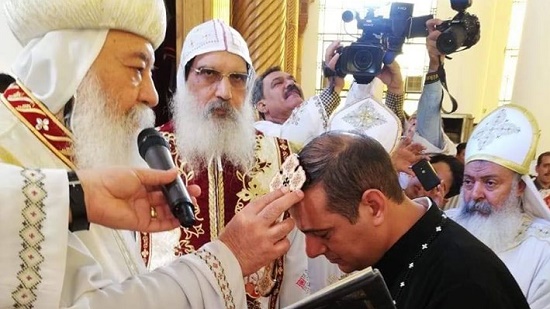 A new priest ordained at St. George Church in Aswan