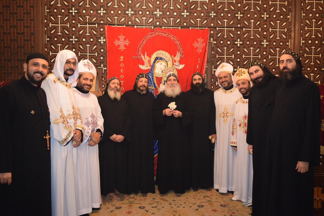 Bishop of Beni Suef celebrates Holy Mass with new Priests at Muharraq