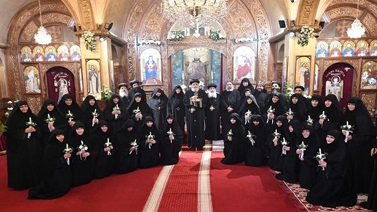 Pope ordains 24 new nuns at Prince Tadros  Monastery 
