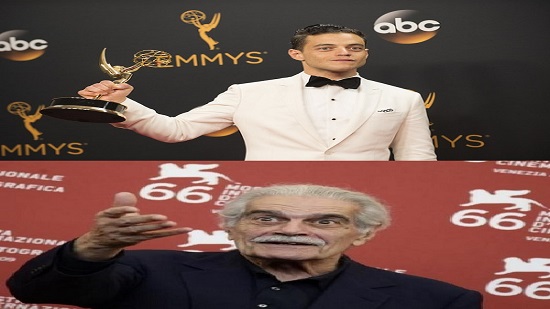 Rami Malek and Omar Sharif
