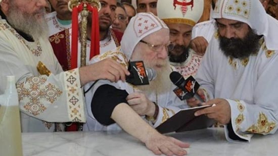 Bishop Athanasius inaugurates the Church of the Virgin in Beni Mazar