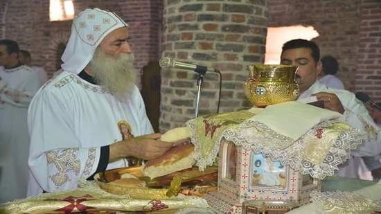 Bishop of Qusia announces the discovery of the body of St Athanasius of Qus

