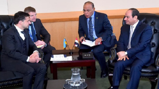 Egypts President Sisi, Ukrainian counterpart discuss bilateral relations