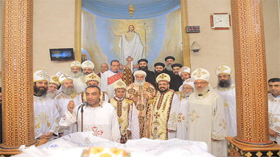 Bishop Benjamin ordains two new priests in Menofia