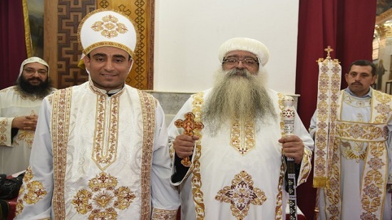 Bishop Takla ordains a new priest in Dishna