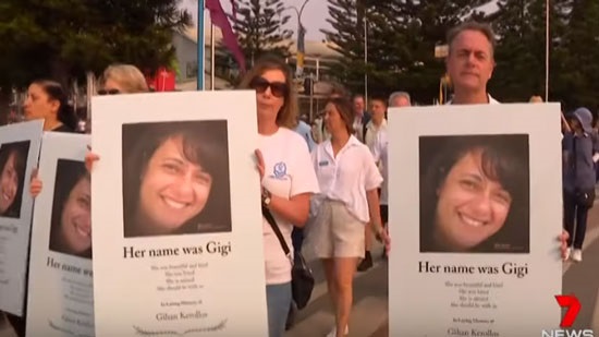 Sydney Copts march against violence against women 