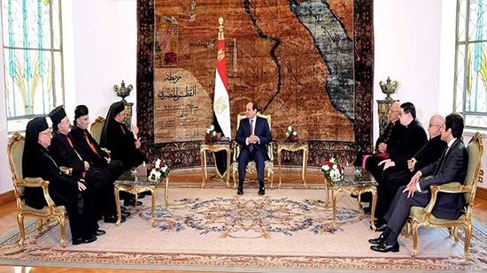 Eastern Catholic Patriarchs Council visits President al-Sisi