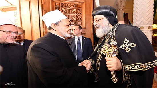 Islamic leaders congratulate Pope Tawadros on Christmas 