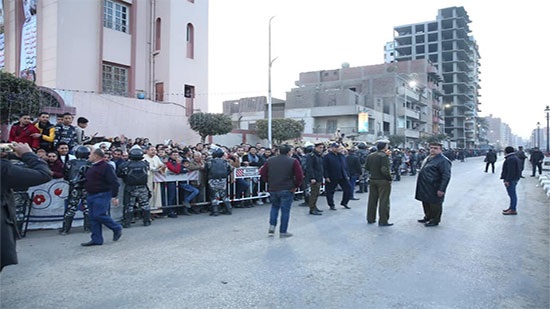 Congregation of Akhmim receive Pope Tawadros during the first Pastoral Care Visit