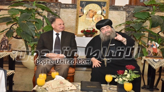 Governor of Assiut visits the monastery of the Virgin Mary on Epiphany