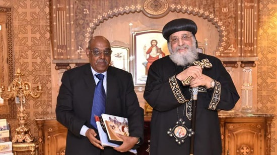 Pope Tawadros receives the Eritrean Ambassador in Cairo