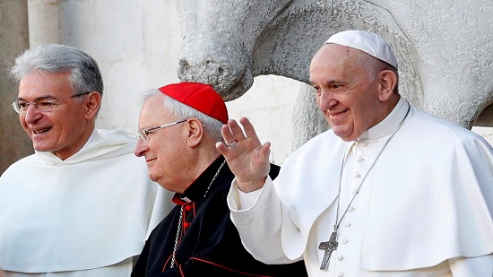 Pope appears to give thumbs down to Trump’s Mideast peace plan