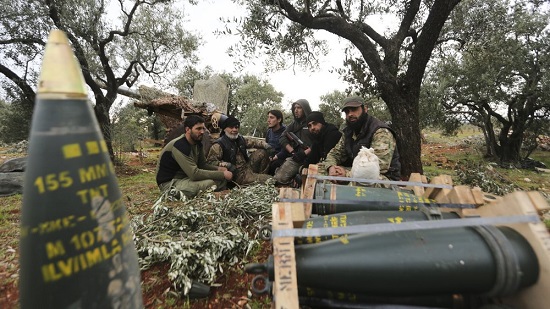 Syrian troops push into last rebel area hit civilian sites
