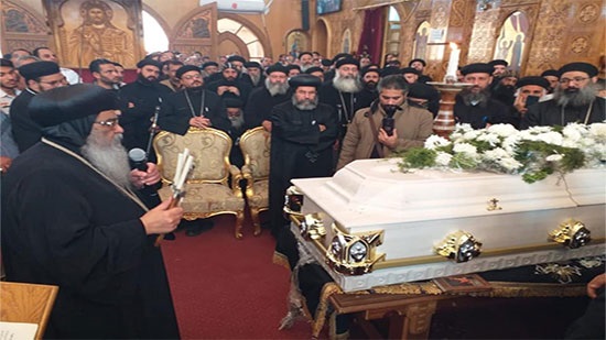Coptic church bid farewell to Father John Badie