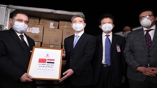 Egypt receives medical supplies from China to combat coronavirus
