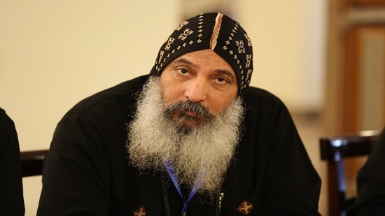 Patriarch Ignatius offers condolences to Coptic Pope at Monk Rouis departure
