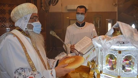 St. Abraam monastery celebrates the feast without congregation