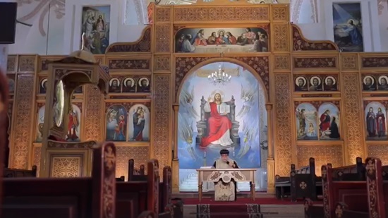 Bishop of Ismailia delivers Sunday sermon on Egyptian channels