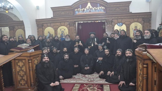 Two new monks ordained at St. Mina monastery in Abnoub

