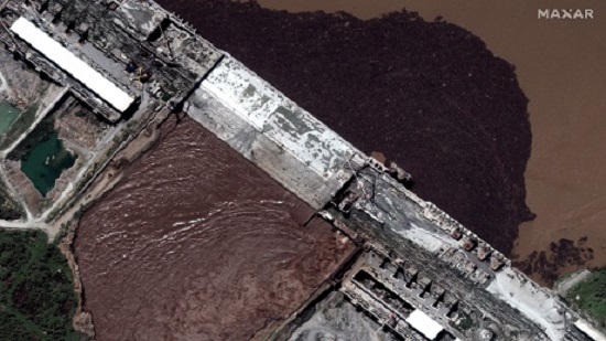 Satellite images show Ethiopia dam reservoir swelling