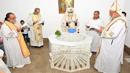 Catholic Bishop inaugurates the baptism of the Resurrection Church
