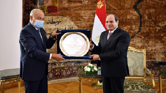 Egypts Sisi receives Arab Development Action Shield award for 2020
