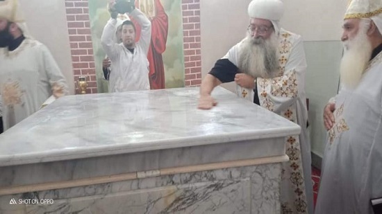 Alters of the monastery of St. Balamoun in Dishna inaugurated
