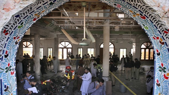 Bomb at seminary in Pakistan kills 8 students, wounds 136
