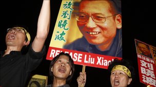 China's Nobel anger as Liu Xiaobo awarded peace prize
