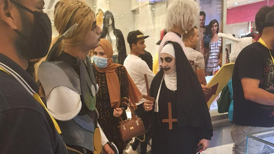 A mall opening in Alexandria defame Christian symbols
