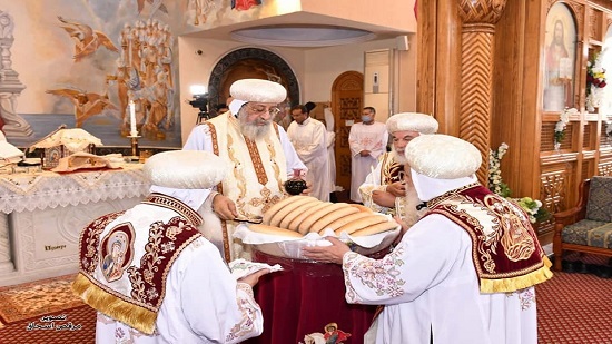 Pope Tawadros ordains 17 monks in the Virgin monastery in Nobaria
