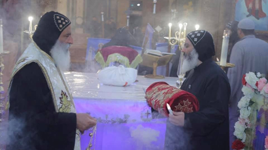 St. Mina monastery in Mariout celebrates his feast