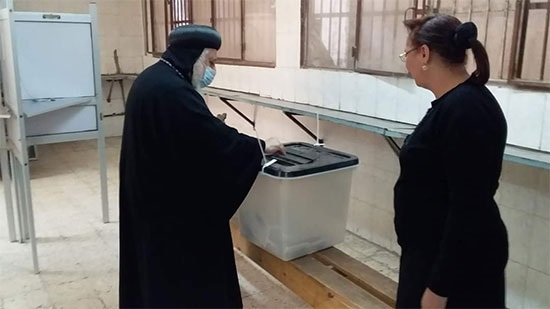 Coptic bishops cast their vote in House of Representatives run-off
