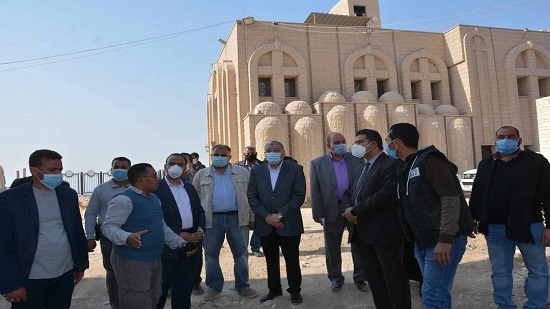 Governor of Minya inspects second phase of the path of the Holy Family project
