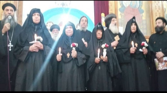 4 new nuns ordained at the Virgin and the martyr Wadmon monastery in Armant
